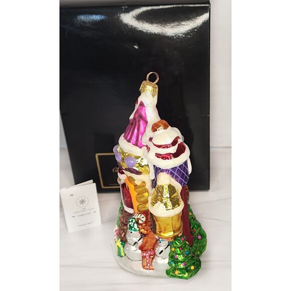 Retired, Vintage Christopher Radko "Candy Castle" Ornament 1998 #98-SP-36 - Picture 5 of 10